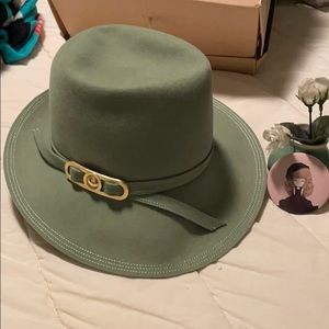 🦋 EUC Vintage Mr John fedora, in green🌸🌸🌸
